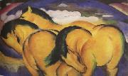 Franz Marc The Little Yellow Horses (mk34) Sweden oil painting artist